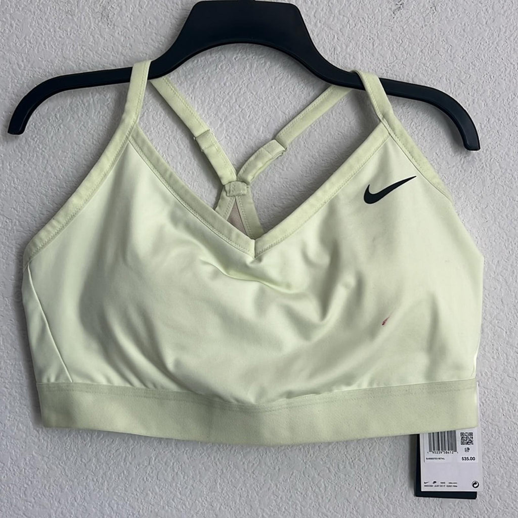Nike Moisture-Wicking Racerback Sports Bra in Pistachio Green, NWT, Size 1X