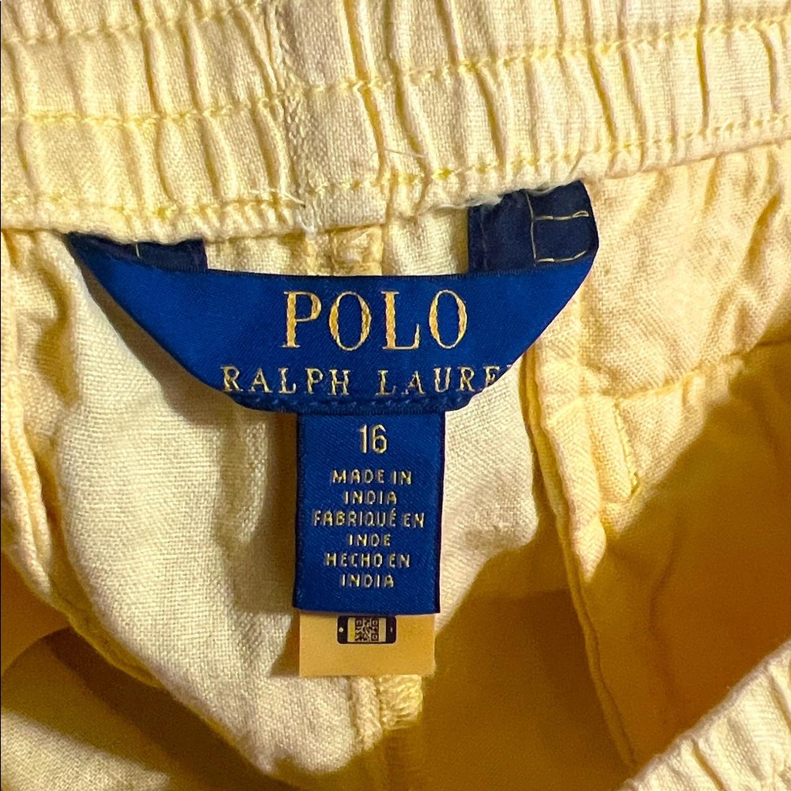 Polo Ralph Lauren Big Boys Polo Prepster Shorts in Oasis Yellow, Size 16, NWT