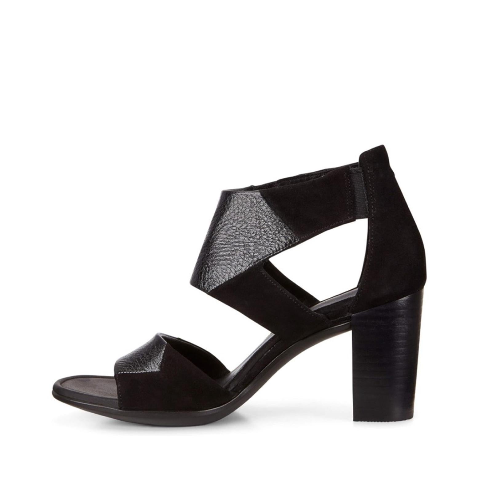ECCO Black Shape 65 Block Sandals, Size EU 41 | US 10-10.5 New in Box