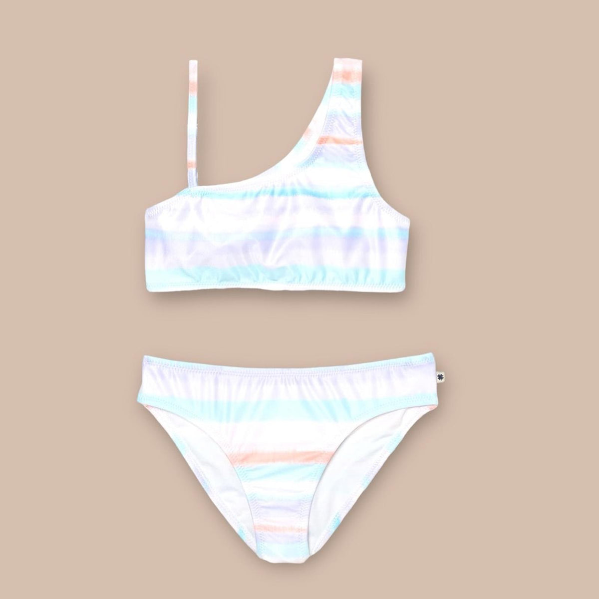 Lucky Brand 2-Piece Bikini Set Blue Tint, Size L (12/14) New w/Tag