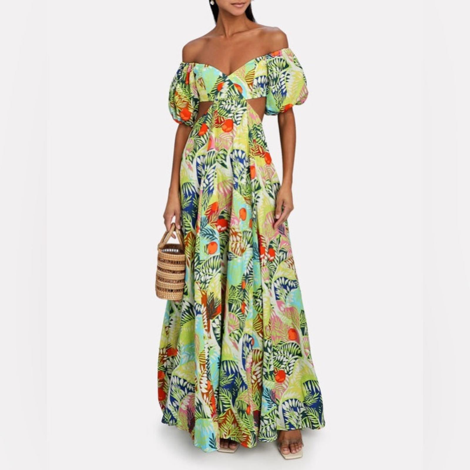 STAUD Coliseum LINEN Maxi Dress, Oh So Gorgeous! Size 4 New w/Tag SOLD OUT!