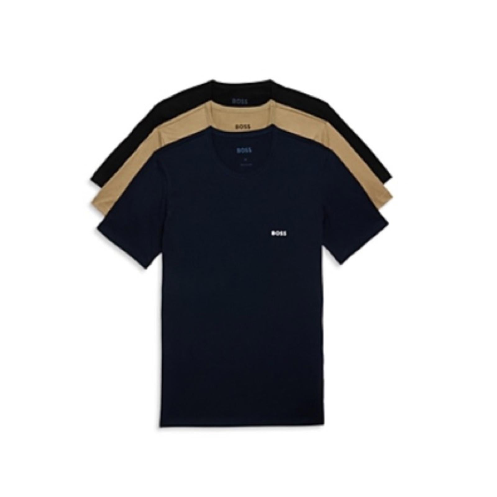 BOSS 3-Pack of Branded Underwear T-Shirts in Cotton Jersey Size S New in Box