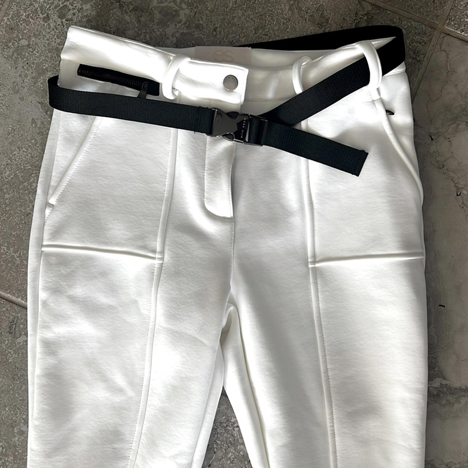 Erin Snow Zola Bootcut Pants in White, Size 6 New w/Tag Retail $628