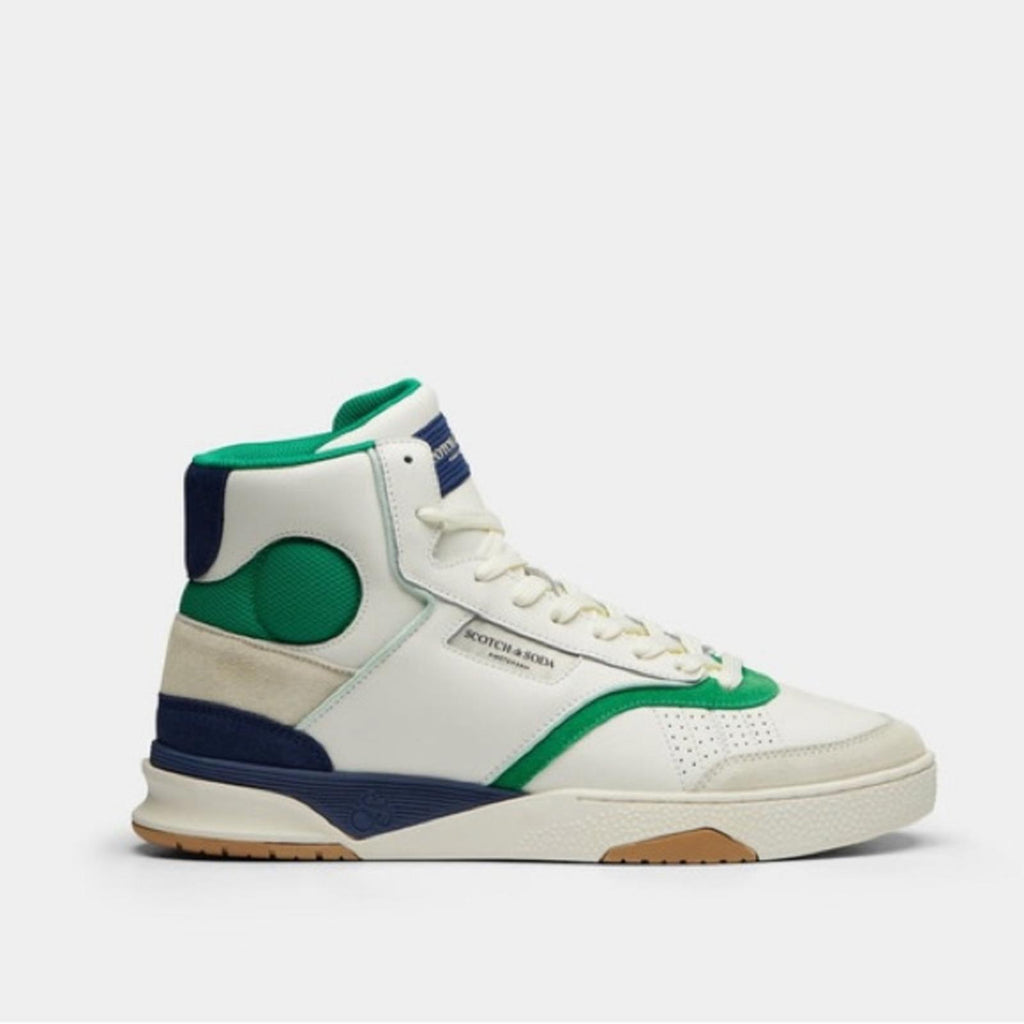 Scotch & Soda Court Cup Hi-Top Sneakers, White Size EU 42 | US 9 New in Box