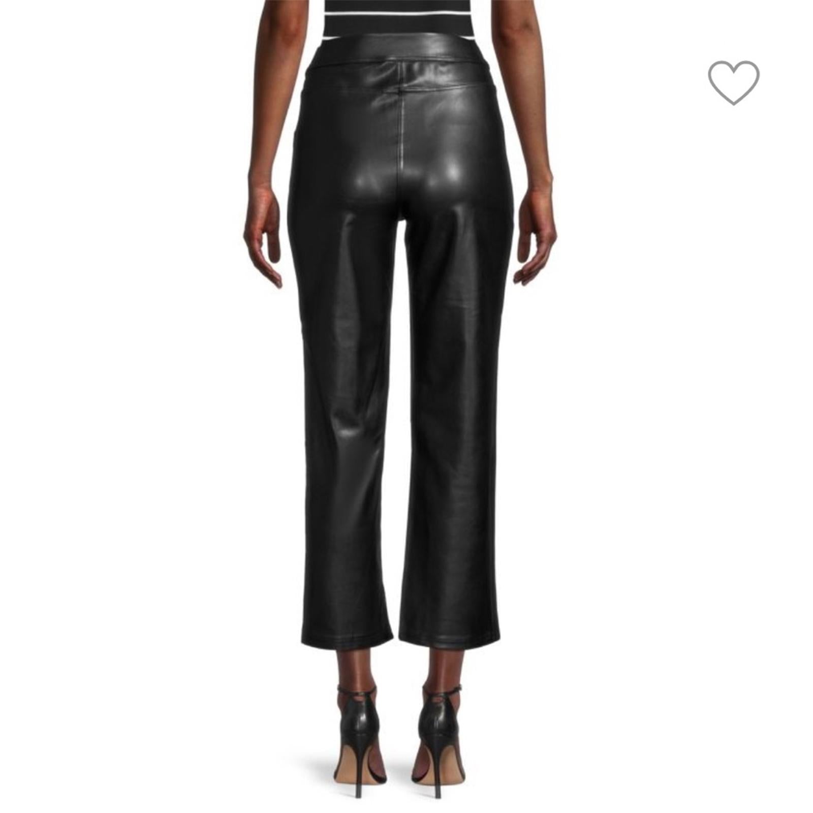 Laundry by Shelli Segal Pull-On Faux Leather Pant, Size XL New w/Tag