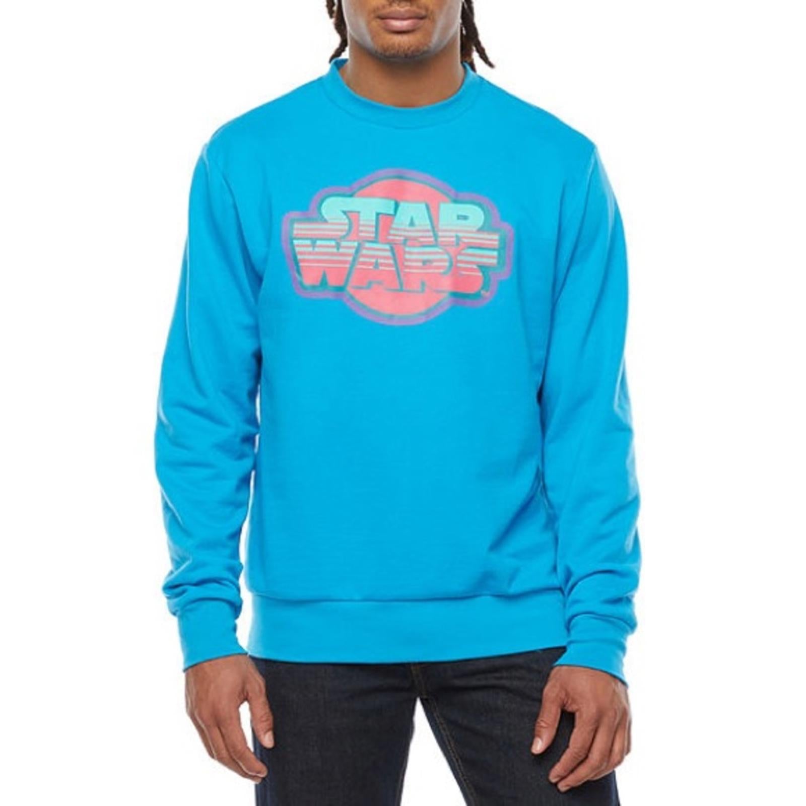 Star Wars Disney Crewneck Sweatshirt in Blue, Pullover Size L New w/Tag