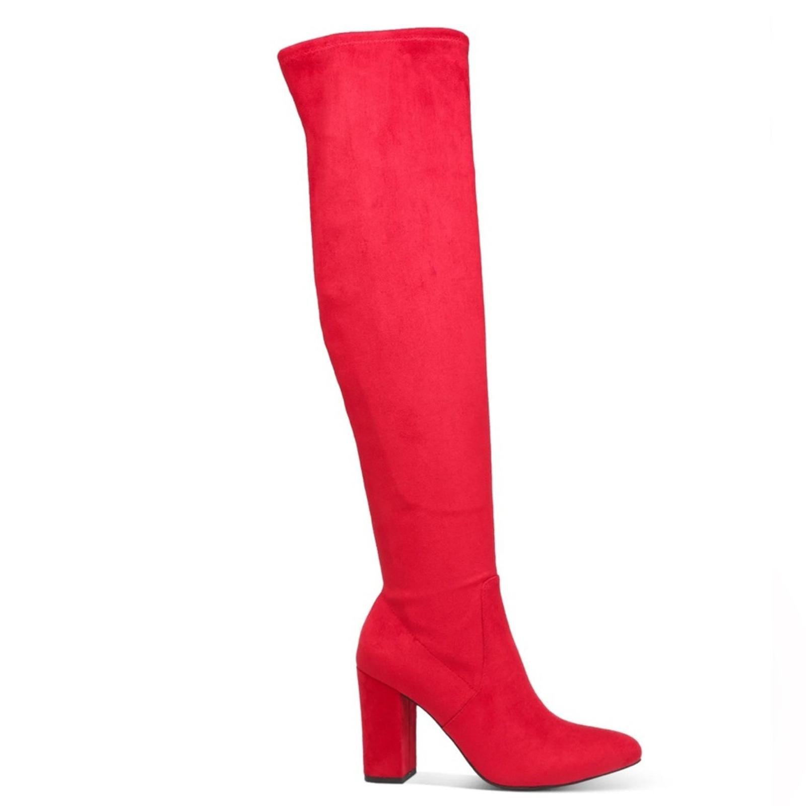 Wild Pair Brvye Knee-High Boots in Red, NWT, Size 6