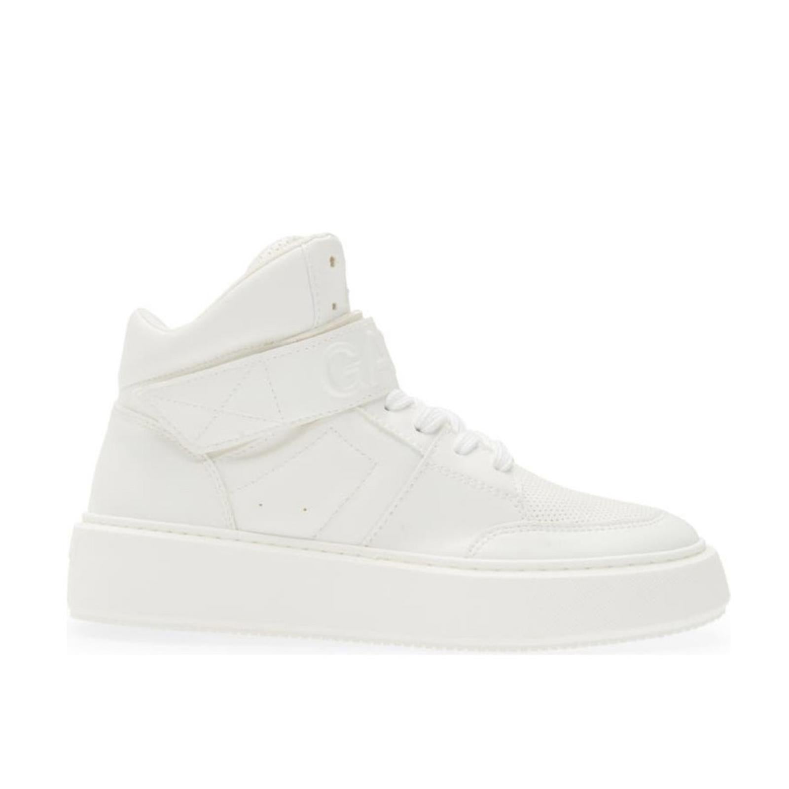 GANNI Sporty Mix High Top Sneakers in White, Size EU41 US 11 New in Box