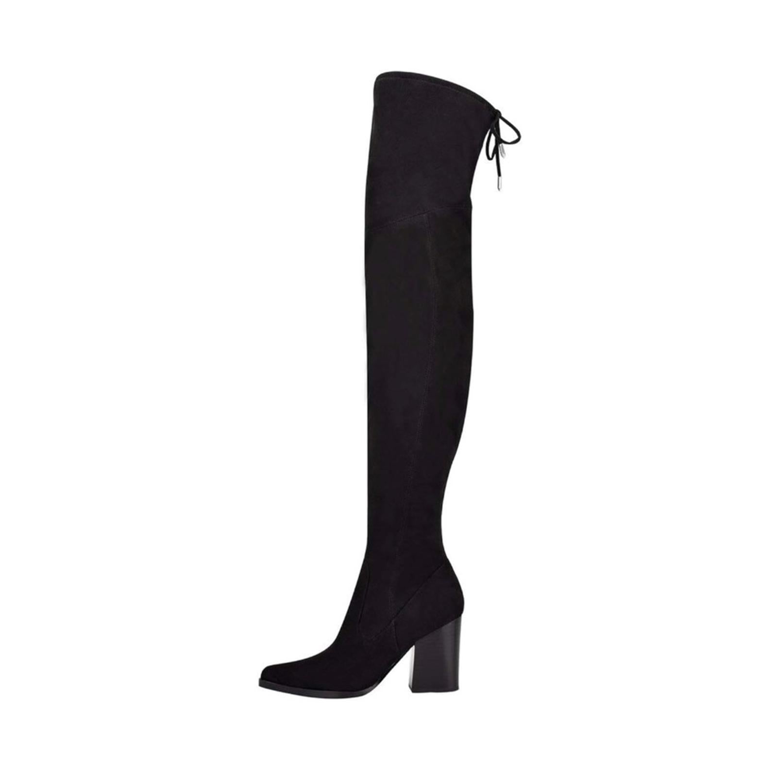 Marc Fisher Okun Thigh High Boots in Black, Size 5 New in Box EXCELLENT!