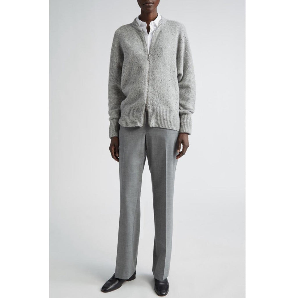 NEW Lafayette 148 NY Irving Straight Leg Dress Pants Grey, Size 12 NWOT $598