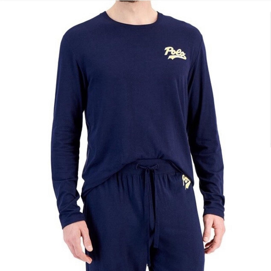 Polo Ralph Lauren Men’s Long Sleeve Sleep Shirt in Cruise Navy, NWT, Size XL