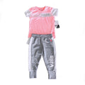 U.S. Polo Assn. 2-Piece Set Top & Pant in Grey/Pink Size 4T New w/Tag