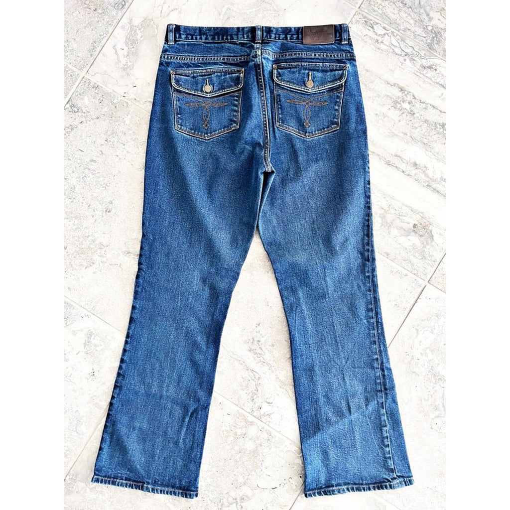 Lauren Ralph Lauren Straight Leg Jeans, Blue Denim Size 12