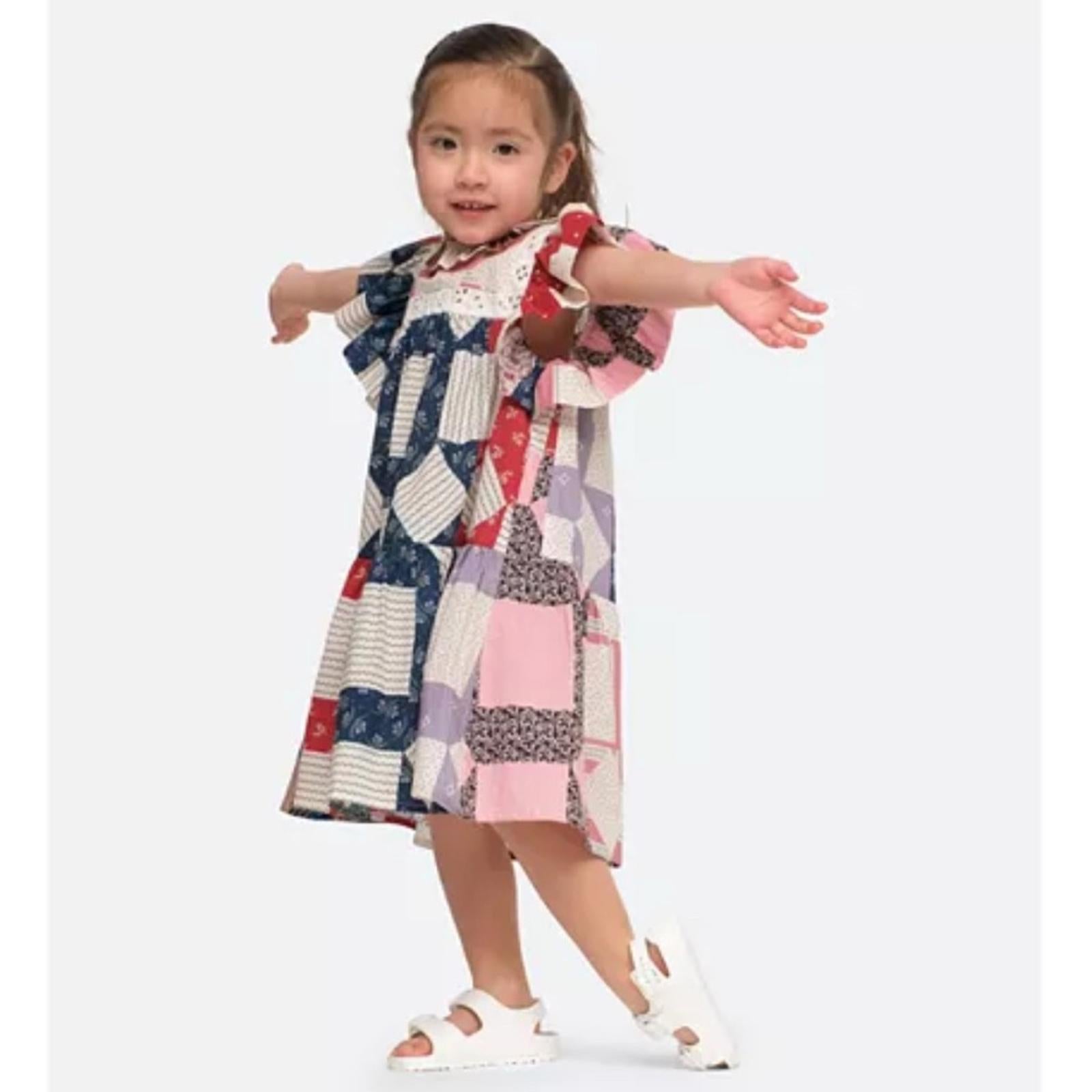 Sea New York Girls' Nohr Patch Flutter Dress, NWT, Size 10Y