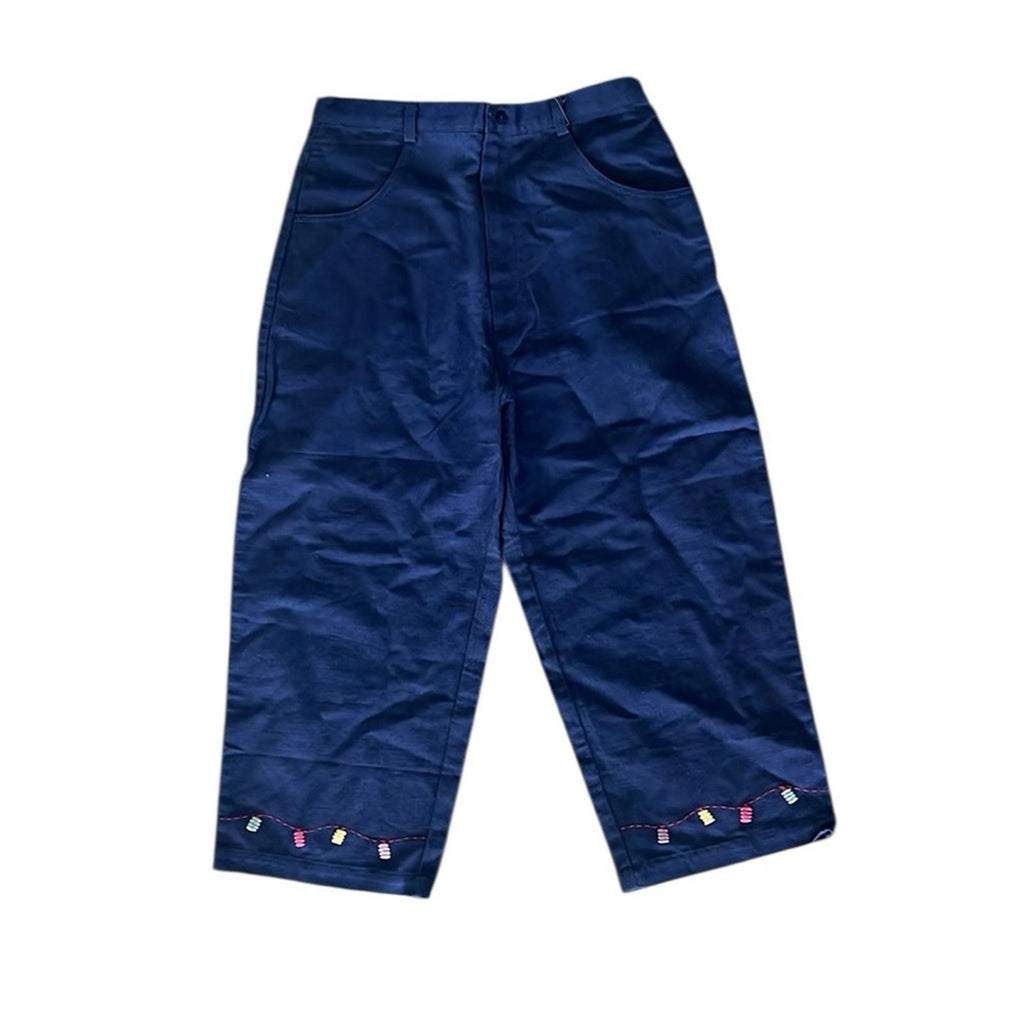 Jacadi Woven Blue Casual Bottoms in a Relaxed Fit, NWT, Girl’s Size 12
