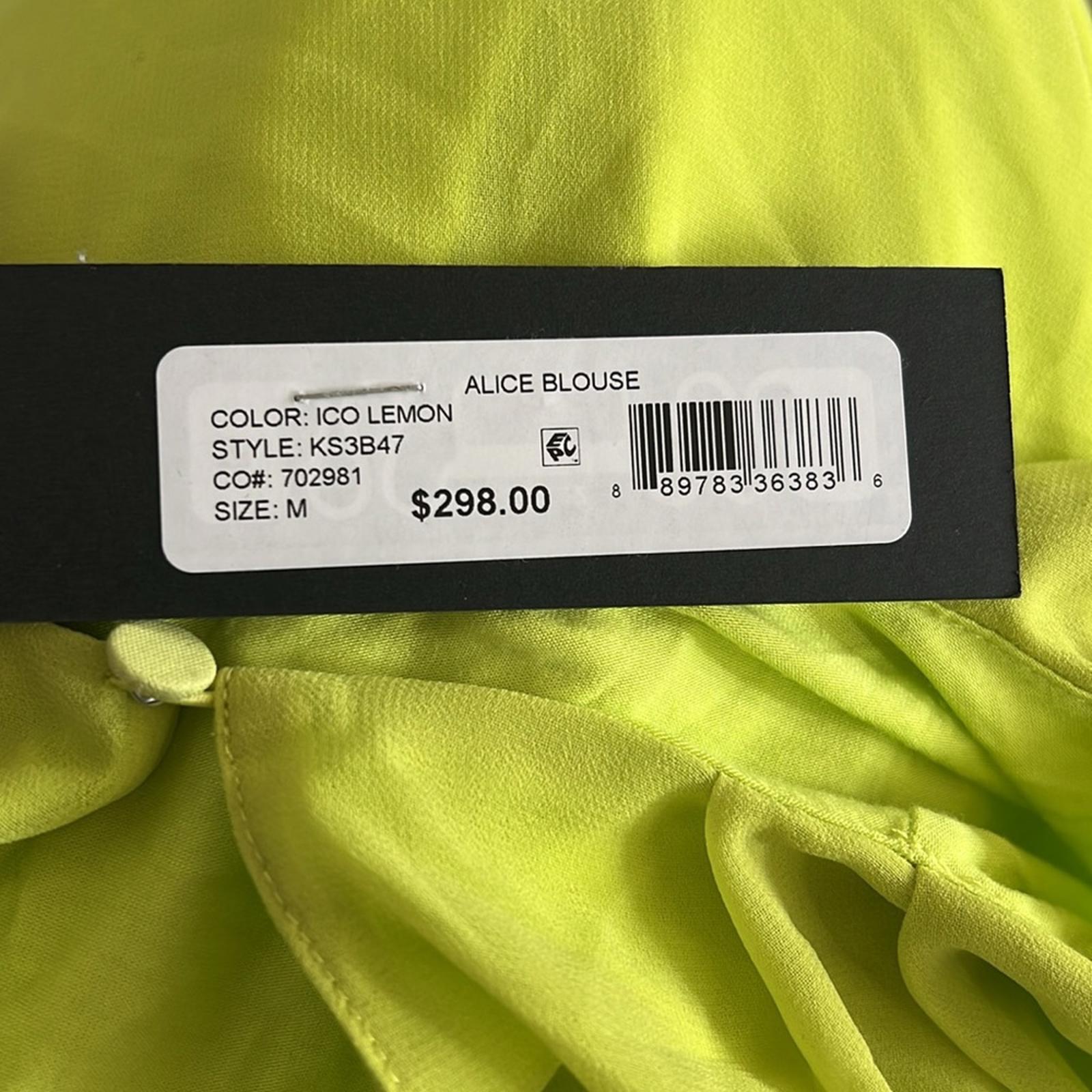 NWT Kobi Halperin Alice Puff Sleeve Blouse Size M New w/Tag Retail $298 Sold Out