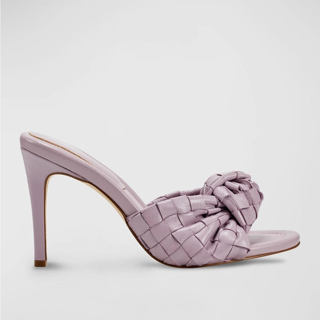 Marc Fisher LTD Janna Woven Knot Mule Sandals, Light Purple, Size 11 New in Box
