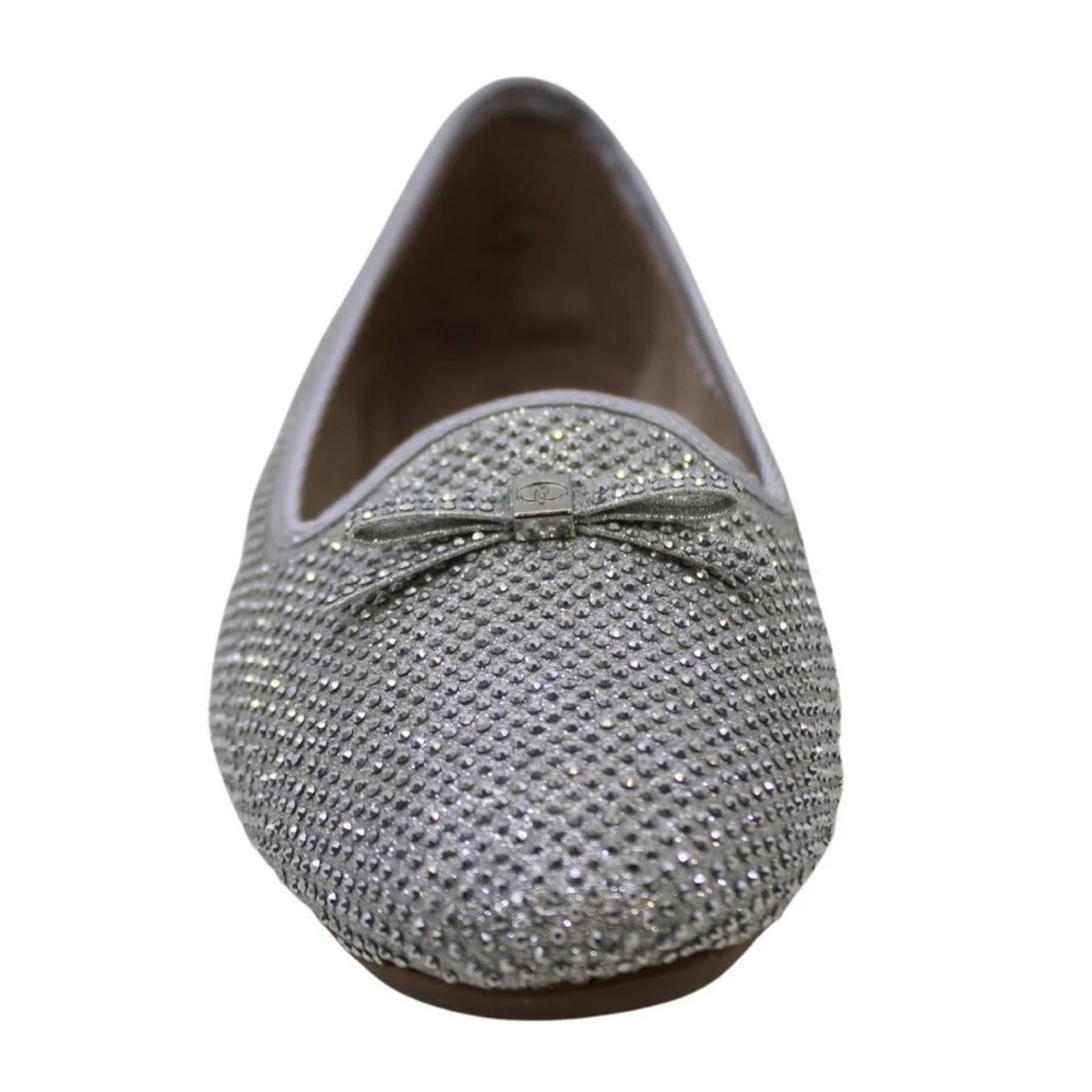 NEW Charter Club Kimii Evening Deconstructed Loafers, Pweter Bling Size 8M