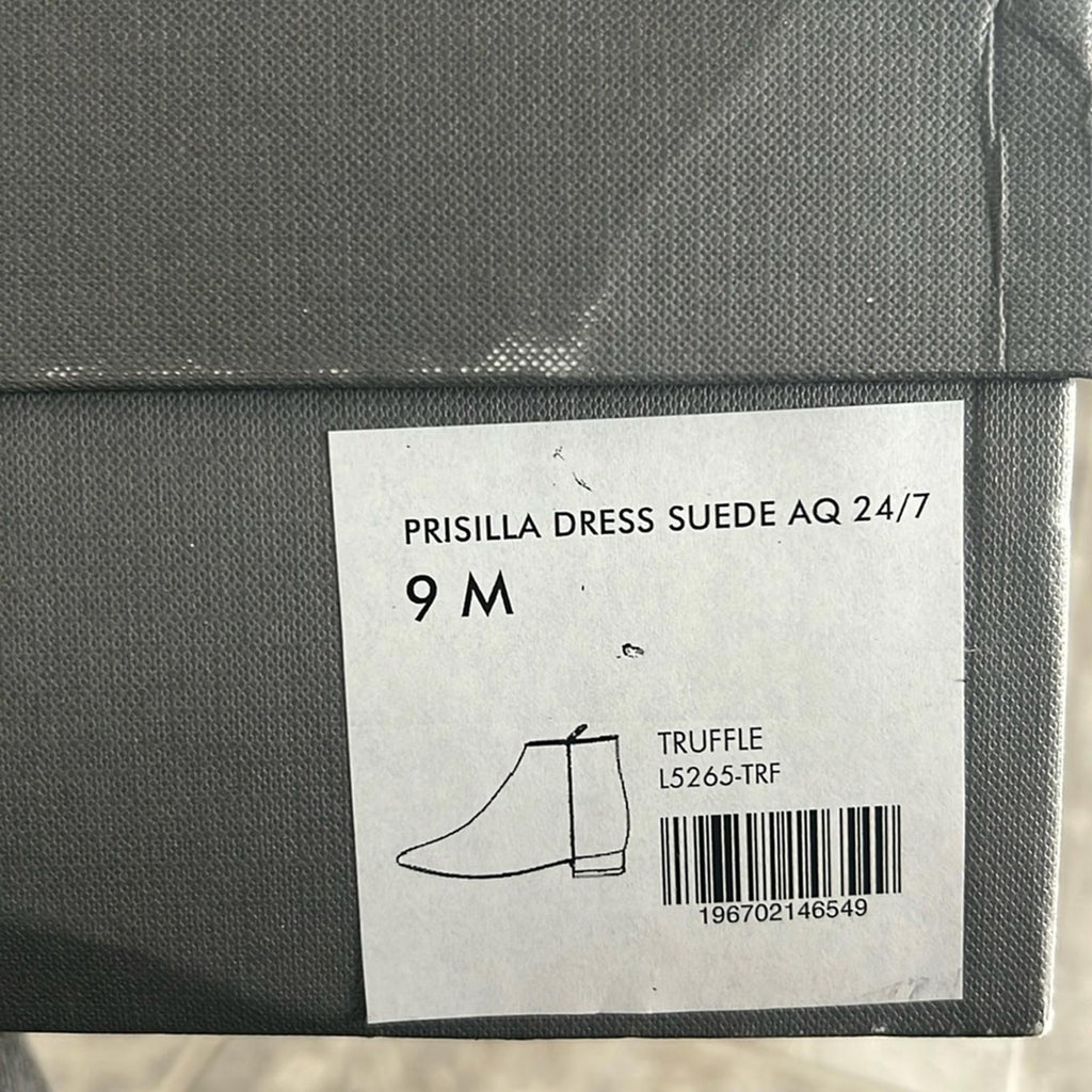Aquatalia Prisilla Pointed Toe Zip in Truffle, Size 9 NEW in Box w/DustBag $495