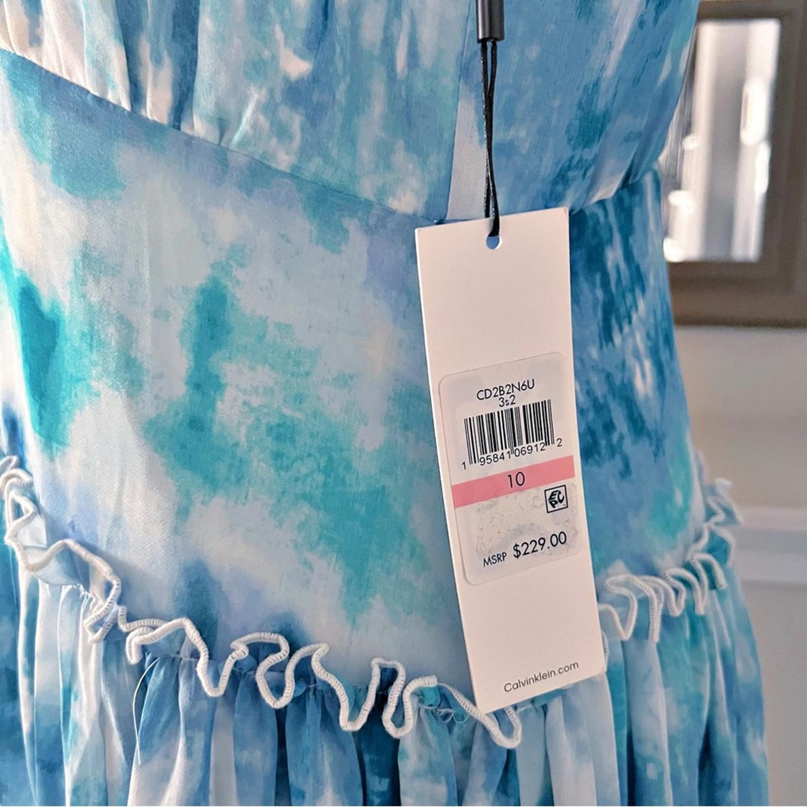 NWT Calvin Klein Embellished Maxi Evening Dress, Size 10 New w/Tag Retail $299