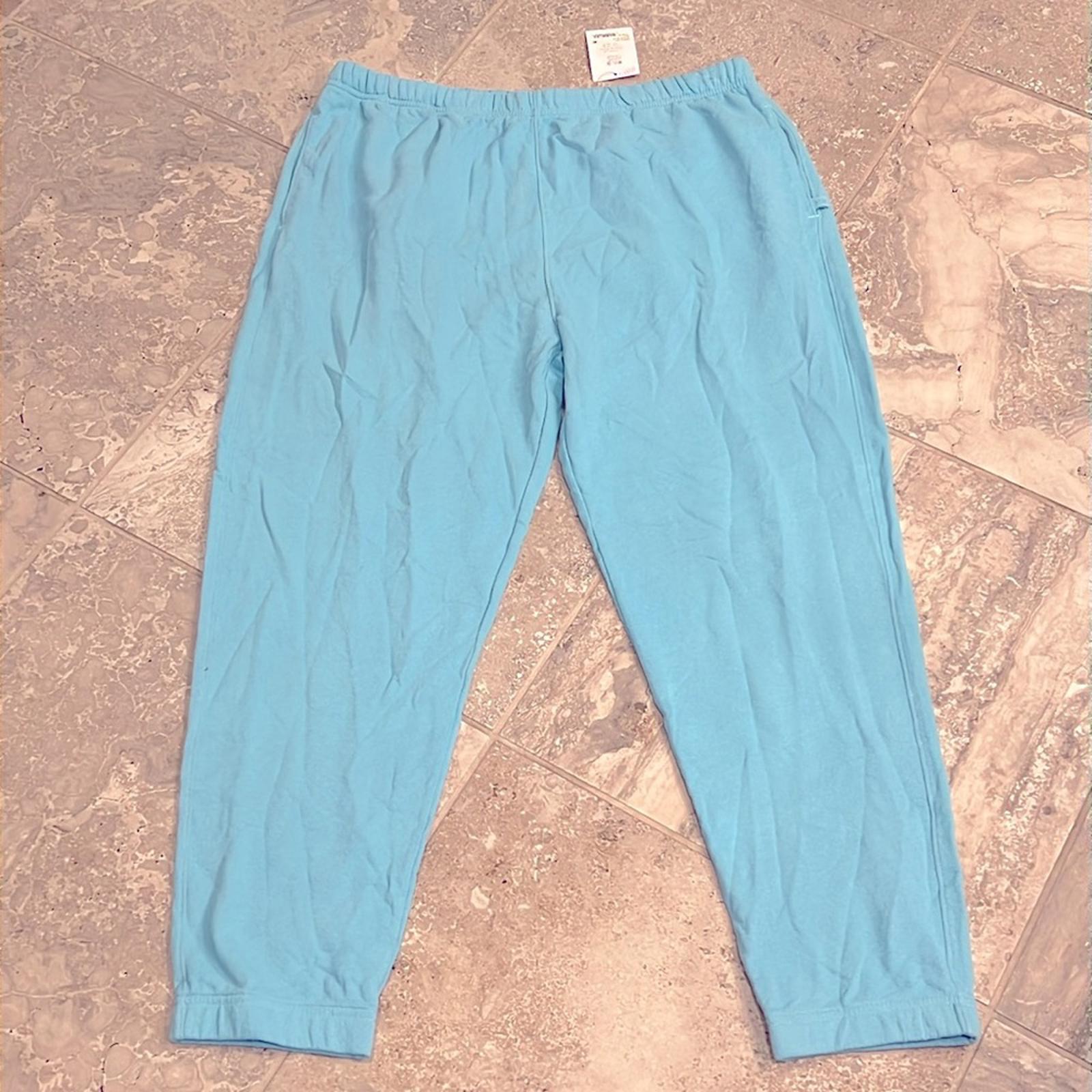 ATM Anthony Thomas Melillo French Terry Jogger Pants in Ocean Blue, Size XXL NWT