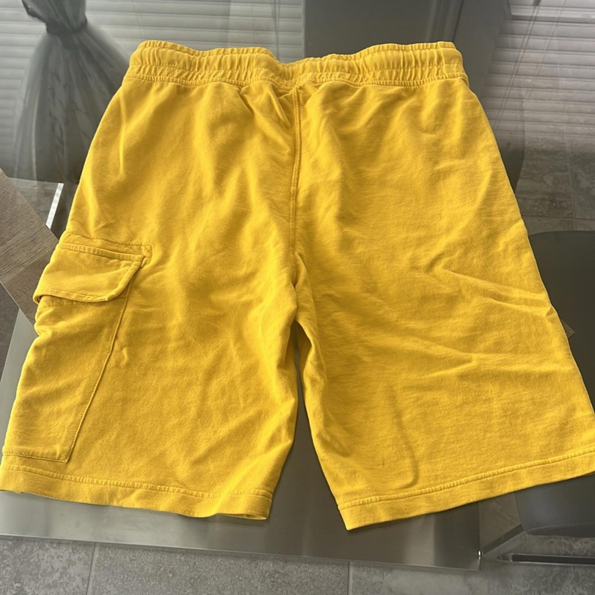 C.P. Company Light Fleece Drawstring Cargo Shorts Made in Italy Size S New w/Tag