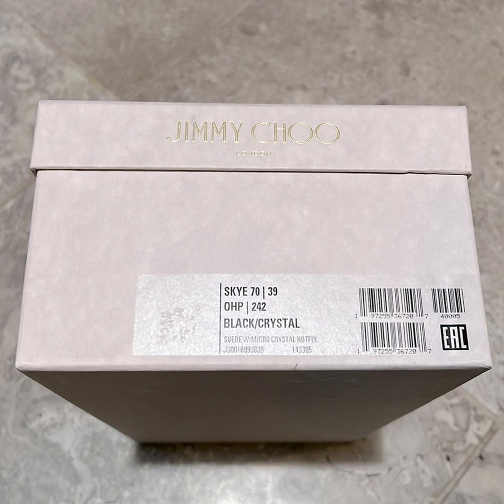 Jimmy Choo Skye 70 Embellished High Heel Slide Sandals
