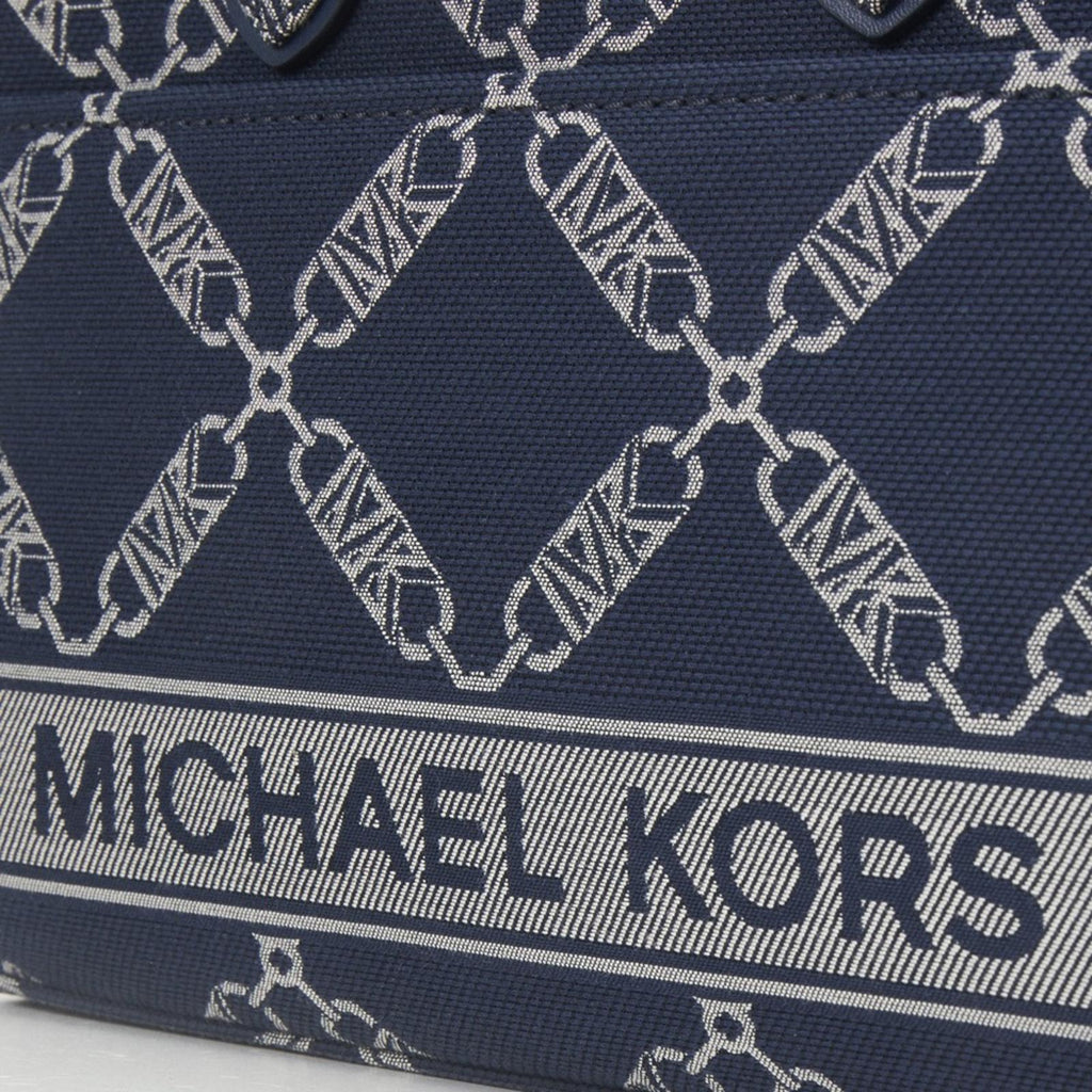 Michael Kors Gigi Large Grab Monogram Denim Tote Bag, Navy, New w/Tag (SOLD OUT)