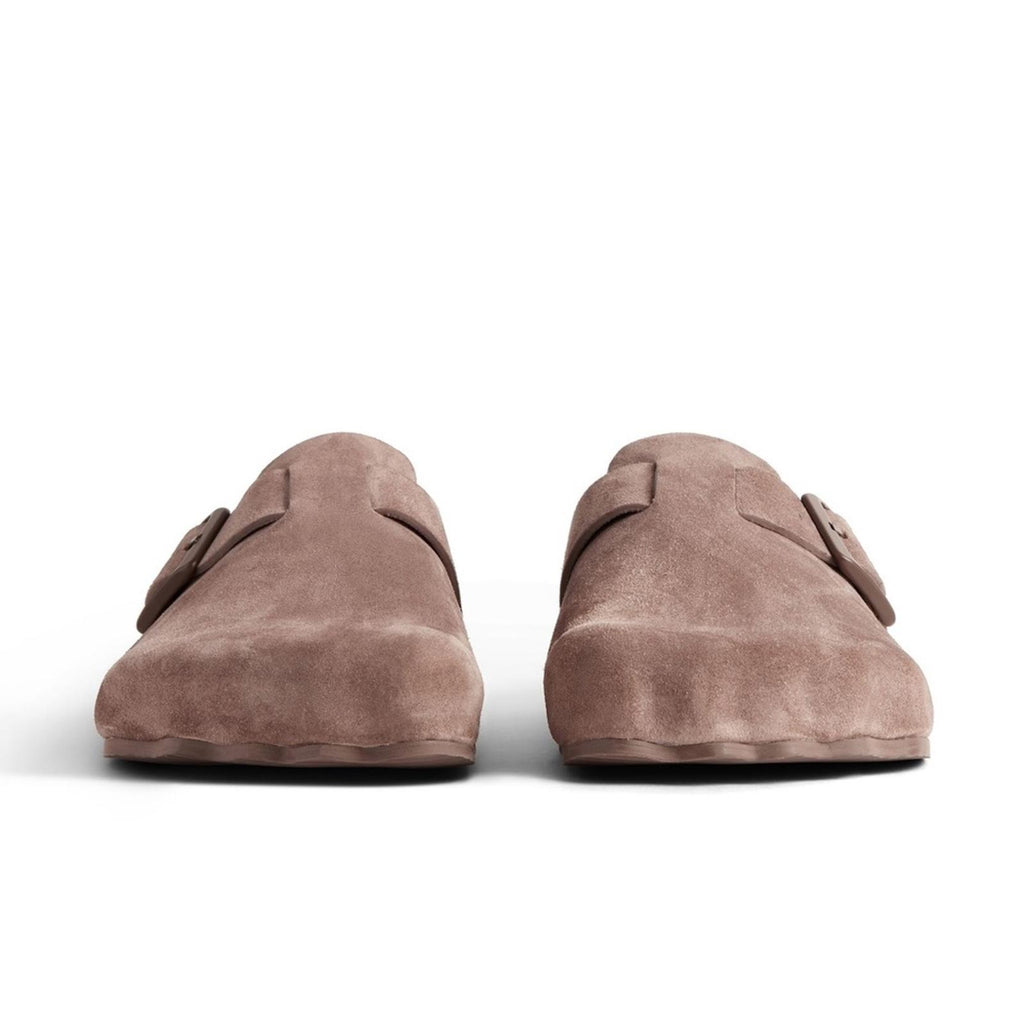Balenciaga Sunday Mule in Light Brown Suede Calfskin, NEW, Size EU 41