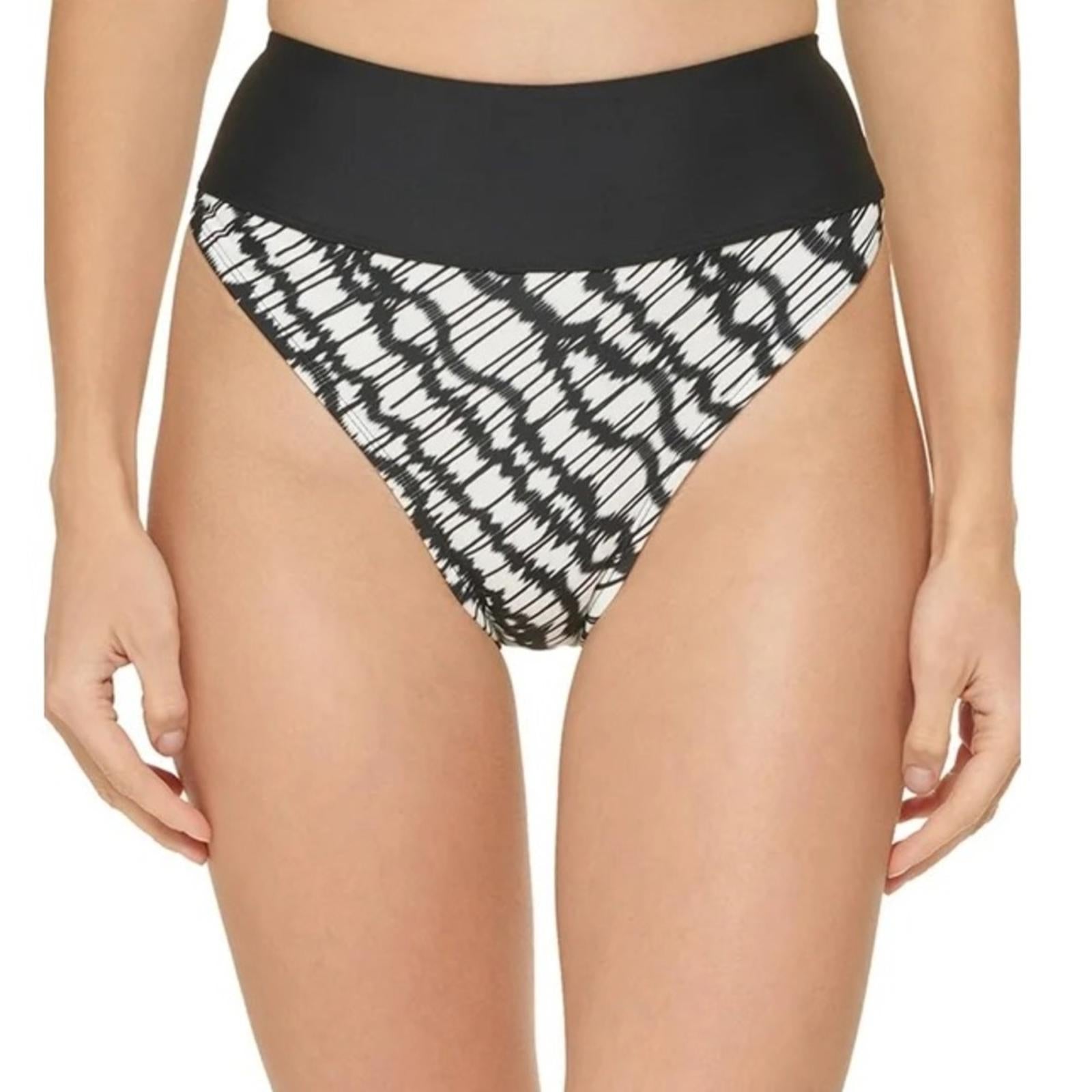 DKNY Bikini Set, Square-Neck Top $68 High-Waist Bottom $58 Size XS New w/Tag