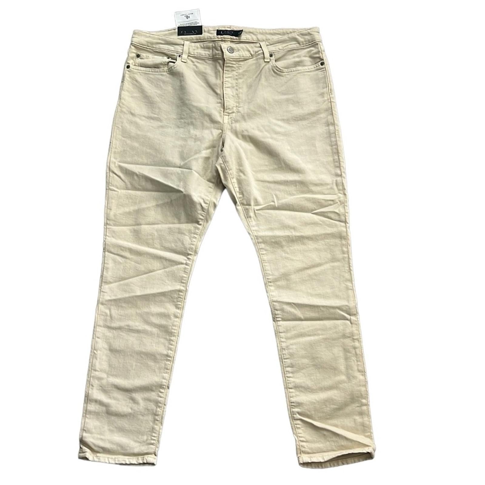 Lauren Ralph Lauren Curvy Mid-Rise Skinny Leg Jeans, Size 18, W34 L30 New w/Tag
