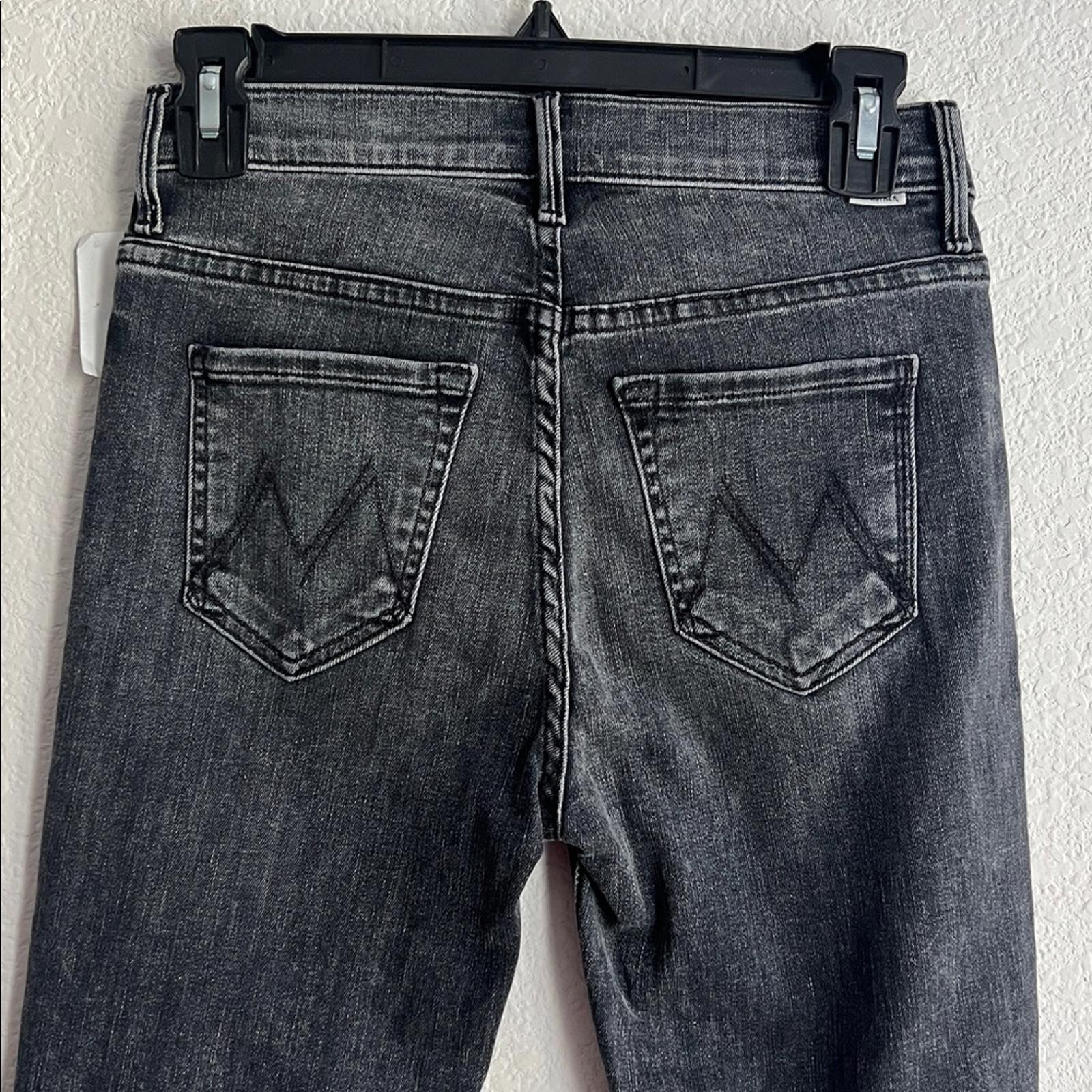 MOTHER The Hustler High Rise Ankle Bootcut Jeans in Barely There/Gray Size25 NEW