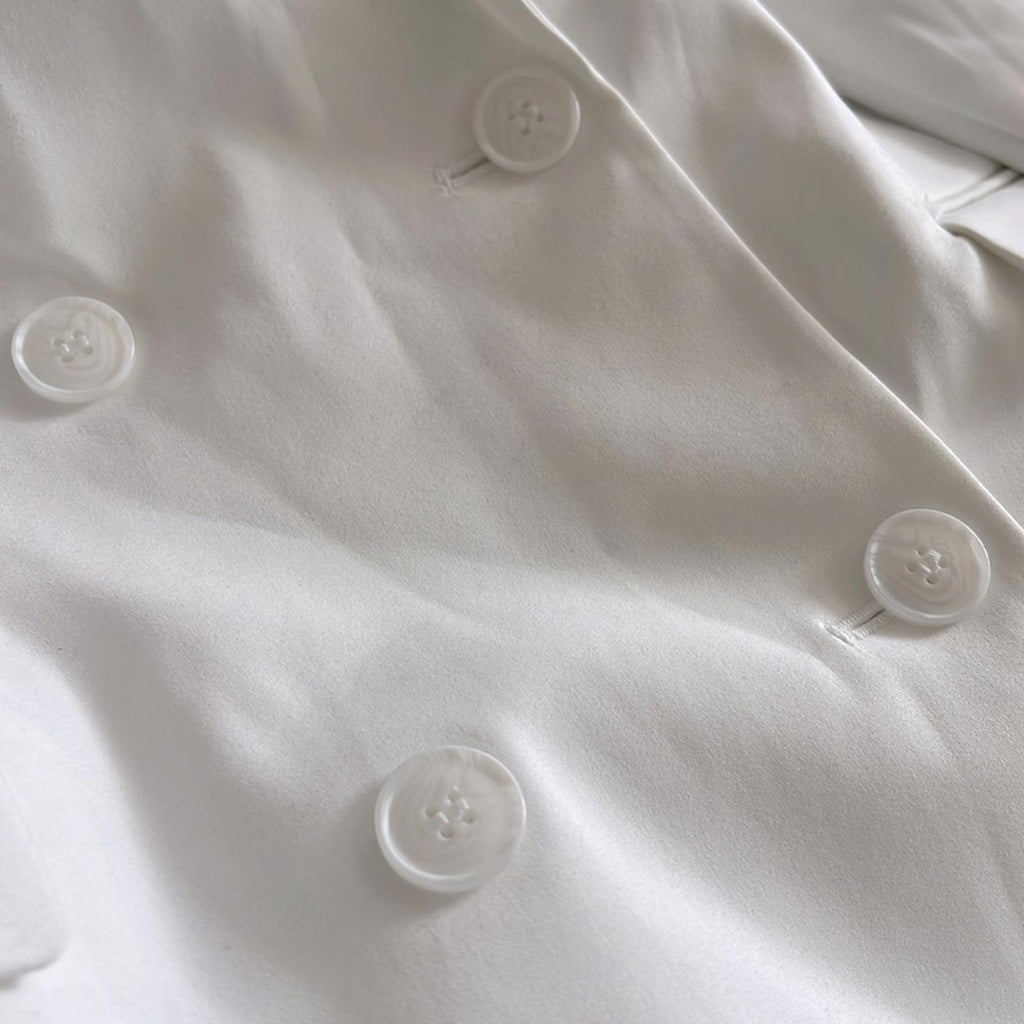 Lane Bryant White Double-Breasted Blazer, NEW, Size 16