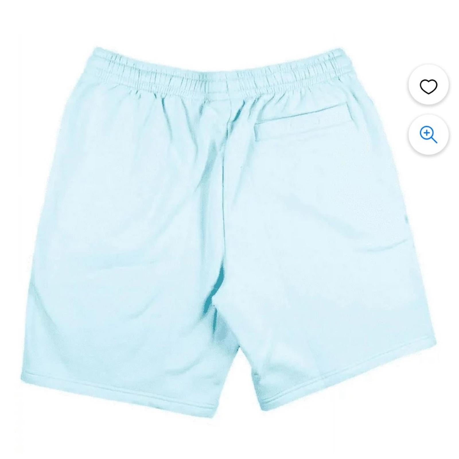 NWT Lacoste Sport Tennis Fleece Shorts, Light Blue, Men’s Size 8-3XL Retail $85