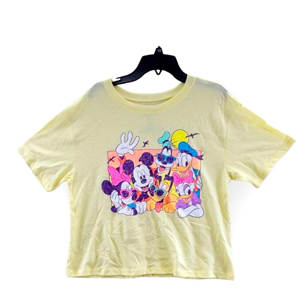 Disney Juniors' Mickey & Friends Graphic Print T-Shirt, Size L