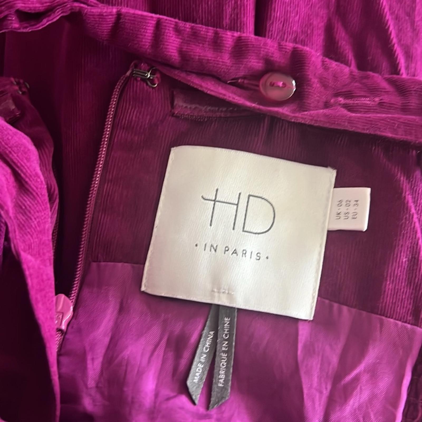 Anthropologie’s HD in Paris Bustier Dress, Purple Size EU34, US2 (Excellent)