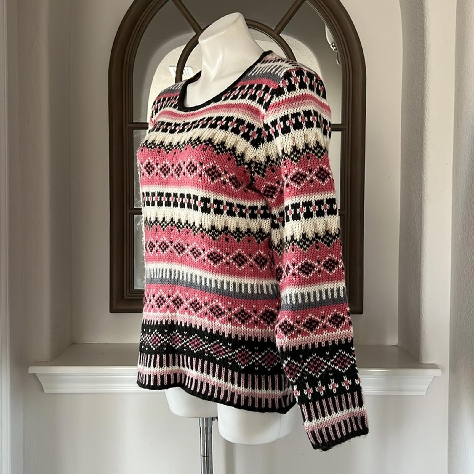 CENY Holiday Crewneck Sweater, Size L EXCELLENT!