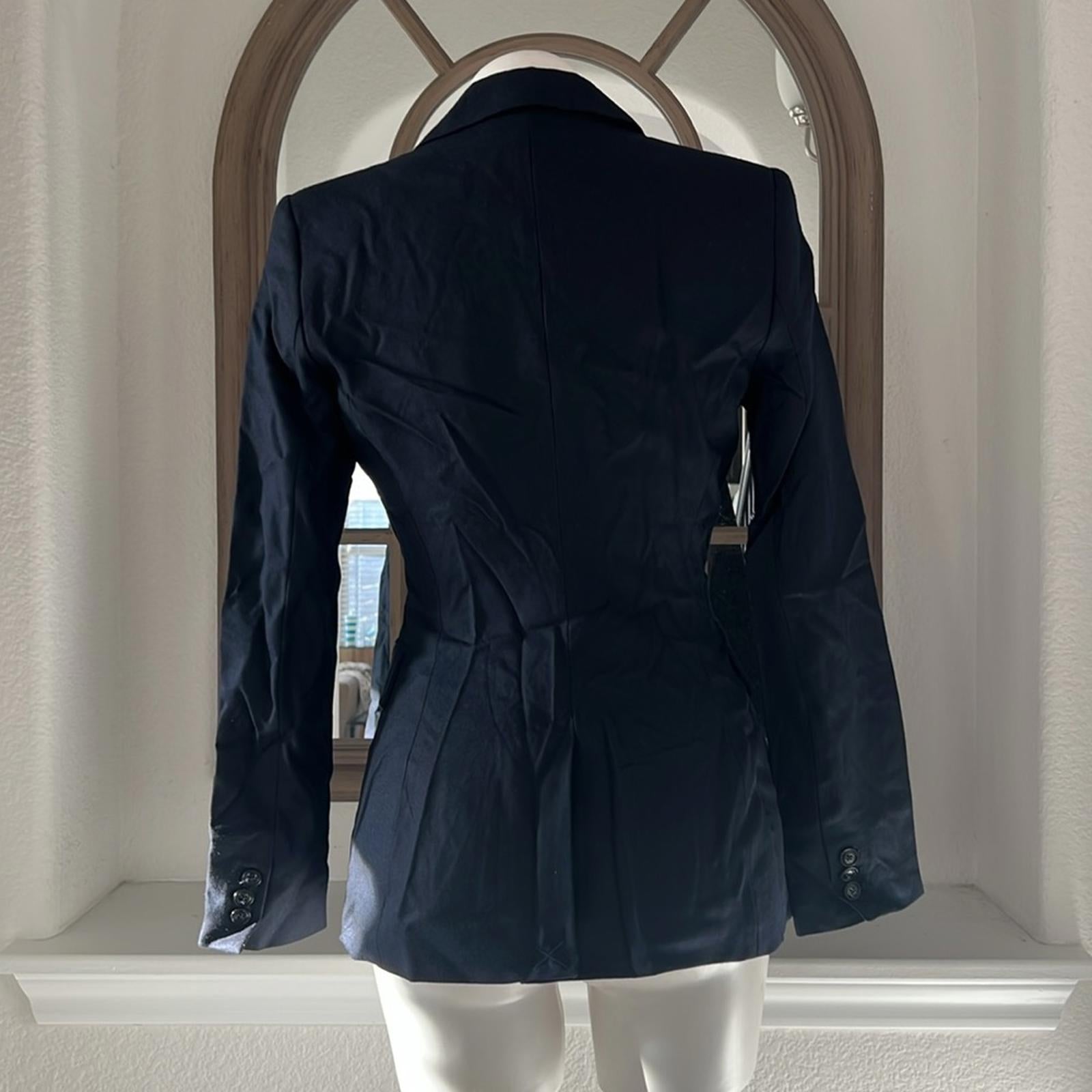 Billie the Label Jamie Blazer in Midnight, Size XS NEW w/Tag
