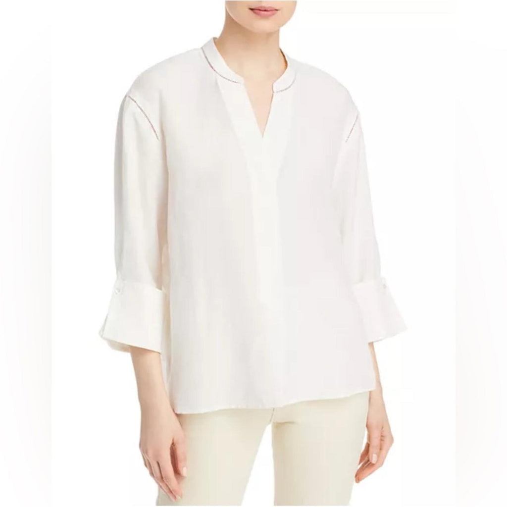 Kobi Halperin Marion Blouse in White, Size S NEW w/Tag $298