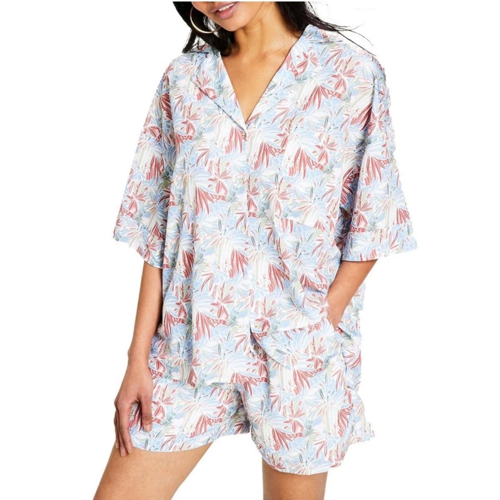 NWT Lucy Paris Tropical Print Shirts Size S New w/Tag Retail $68