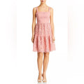 Bloomingdale’s Aqua Rosette Lace Tiered Dress, Size 2
New w/Tag Retail $278