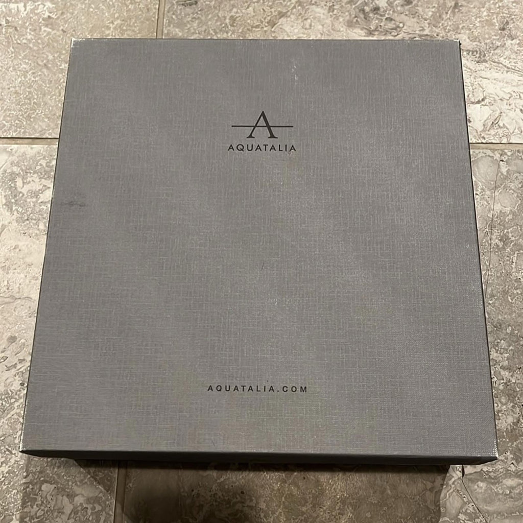 Aquatalia Prisilla Brown Dress Suede Booties, Size 7.5 New in Box +DustBag