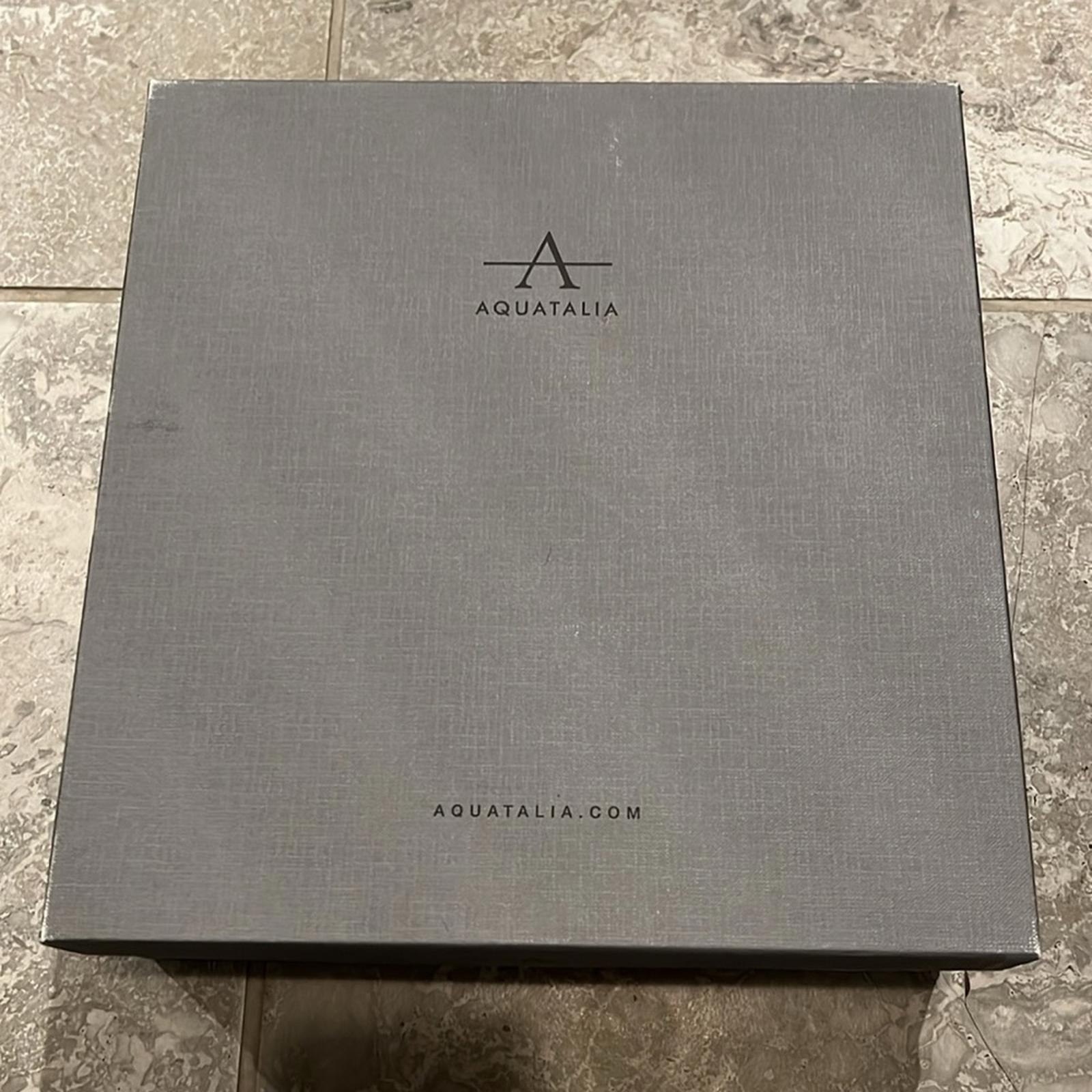 Aquatalia Prisilla Brown Dress Suede Booties, Size 7.5 New in Box +DustBag