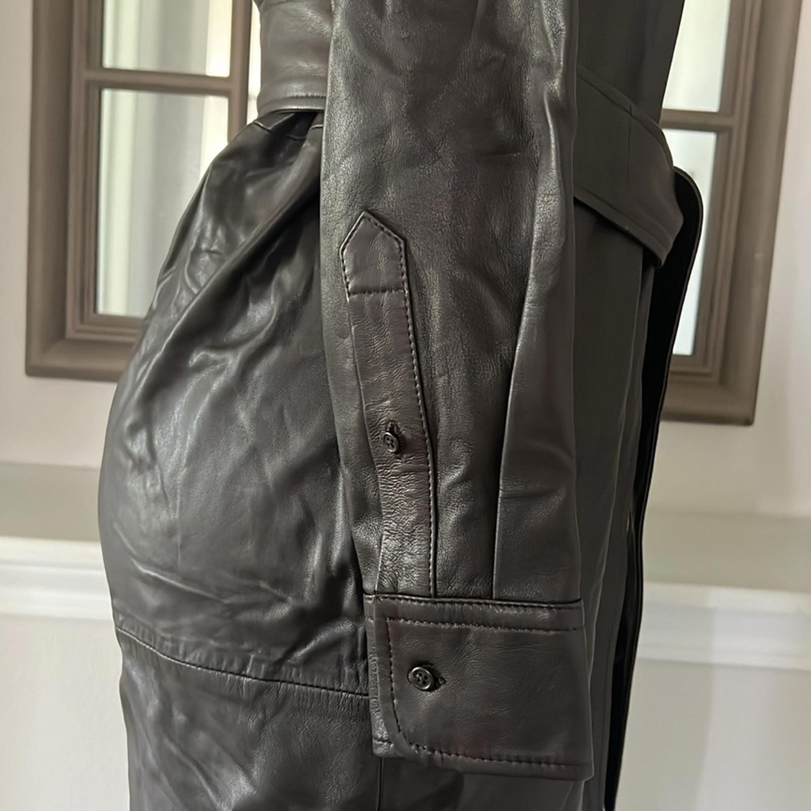 Lauren Ralph Lauren BLACK LABEL Goat Suede Dress in Brown Size 2 New w/Tag $895