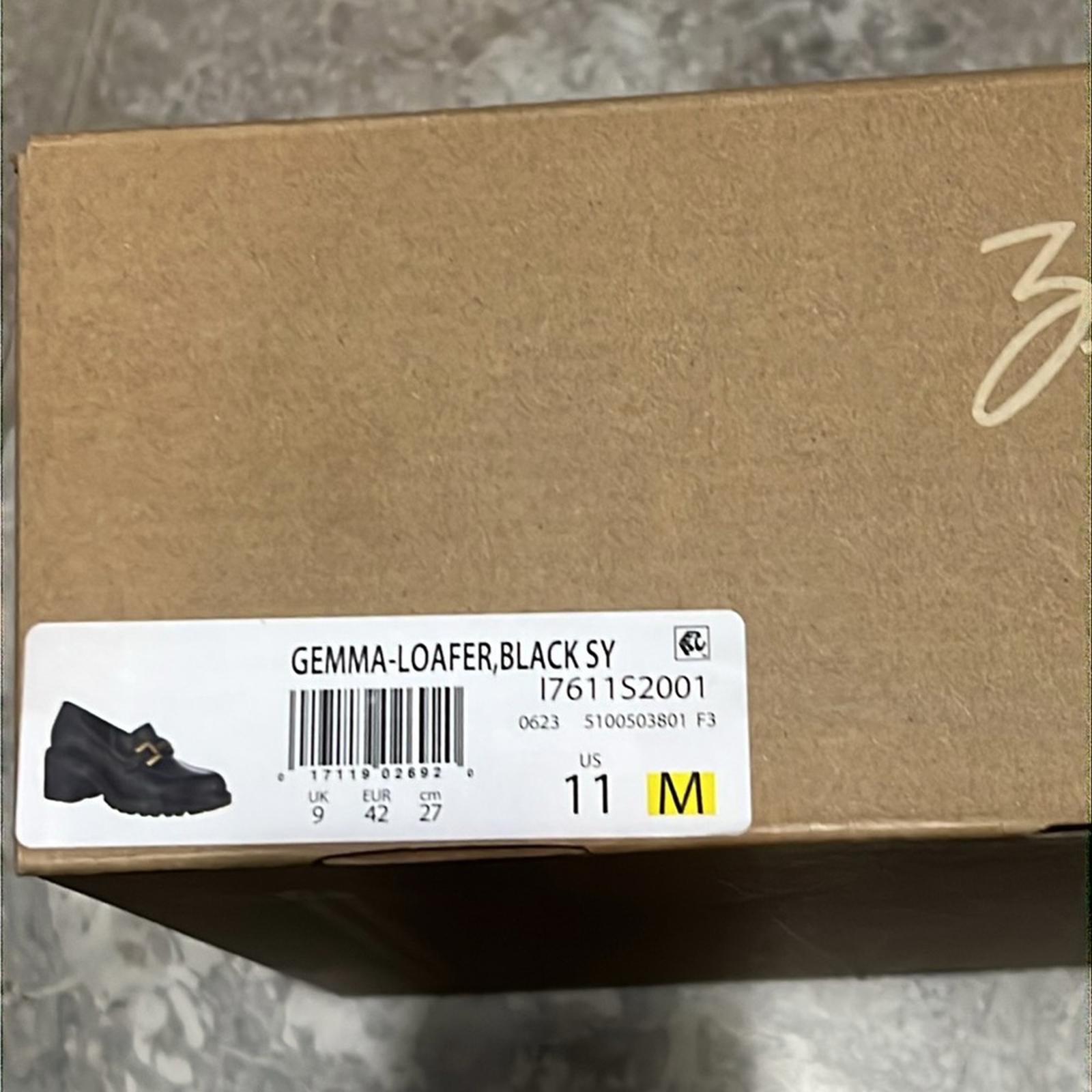 Zodiac Gemma Hardware Lug Sole Loafers in Black, Size US11 EU42 UK9 New in Box