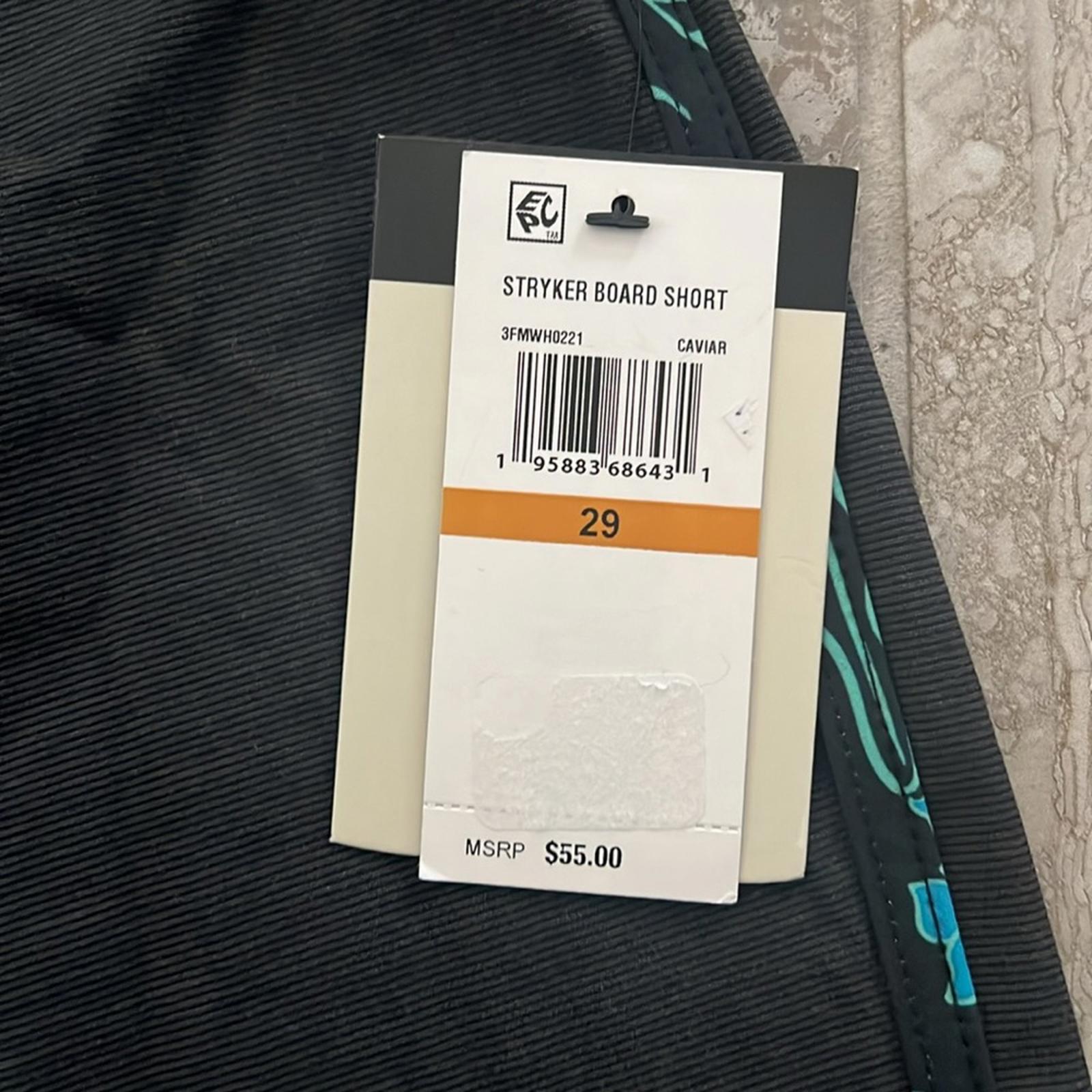 NWT REEF Men's Stryker Board Shorts, Size 29 New w/Tag Retail $55