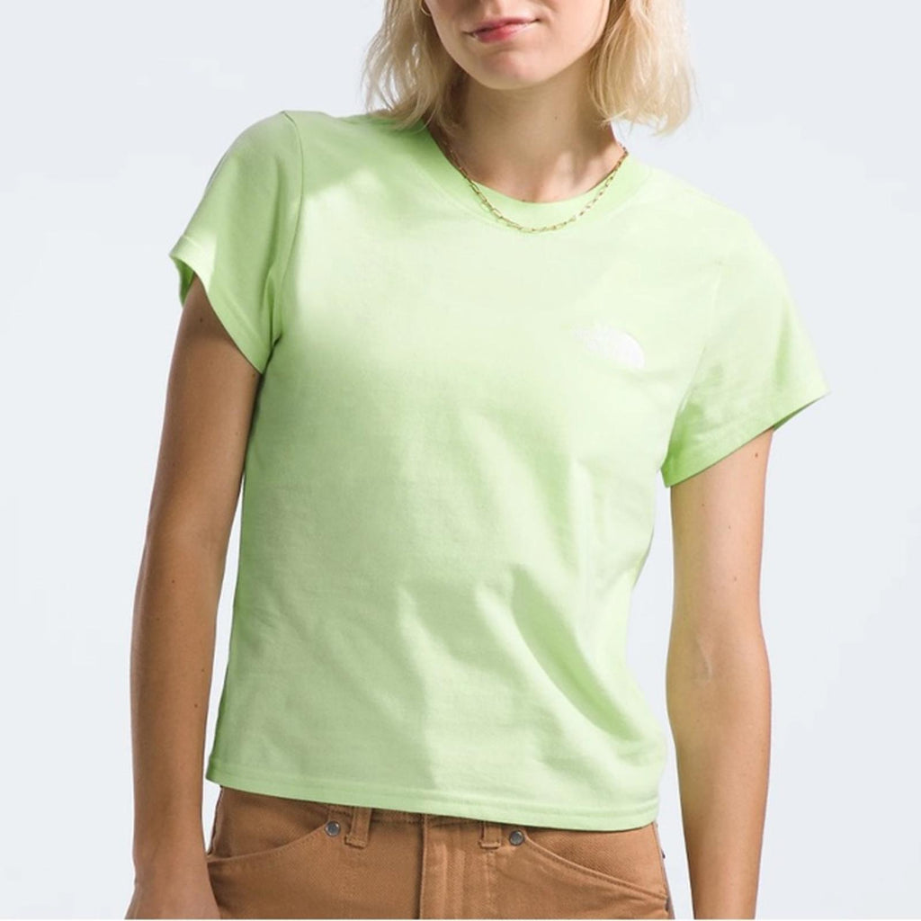 The North Face Short Sleeve Evolution Cutie Tee Astro Lime Green, NWT, Size XXL
