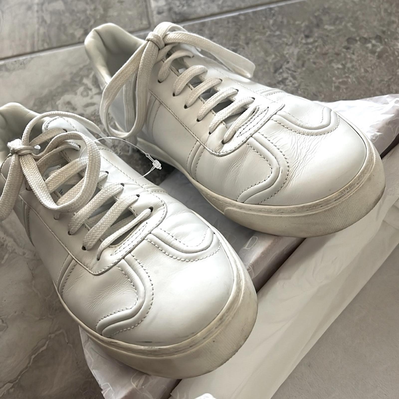 Valentino Garavani Flycrew Leather Sneakers, Size 43/9.5 Comes w/Box Excellent!