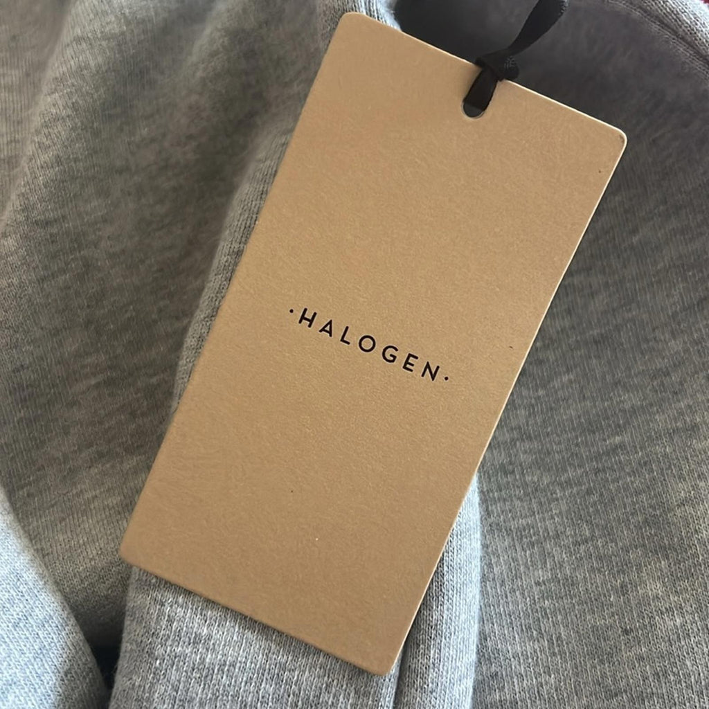 Halogen “WINE IS MY VALENTINE” Sweatshirt, Heather Gray, Size S New w/Tag
