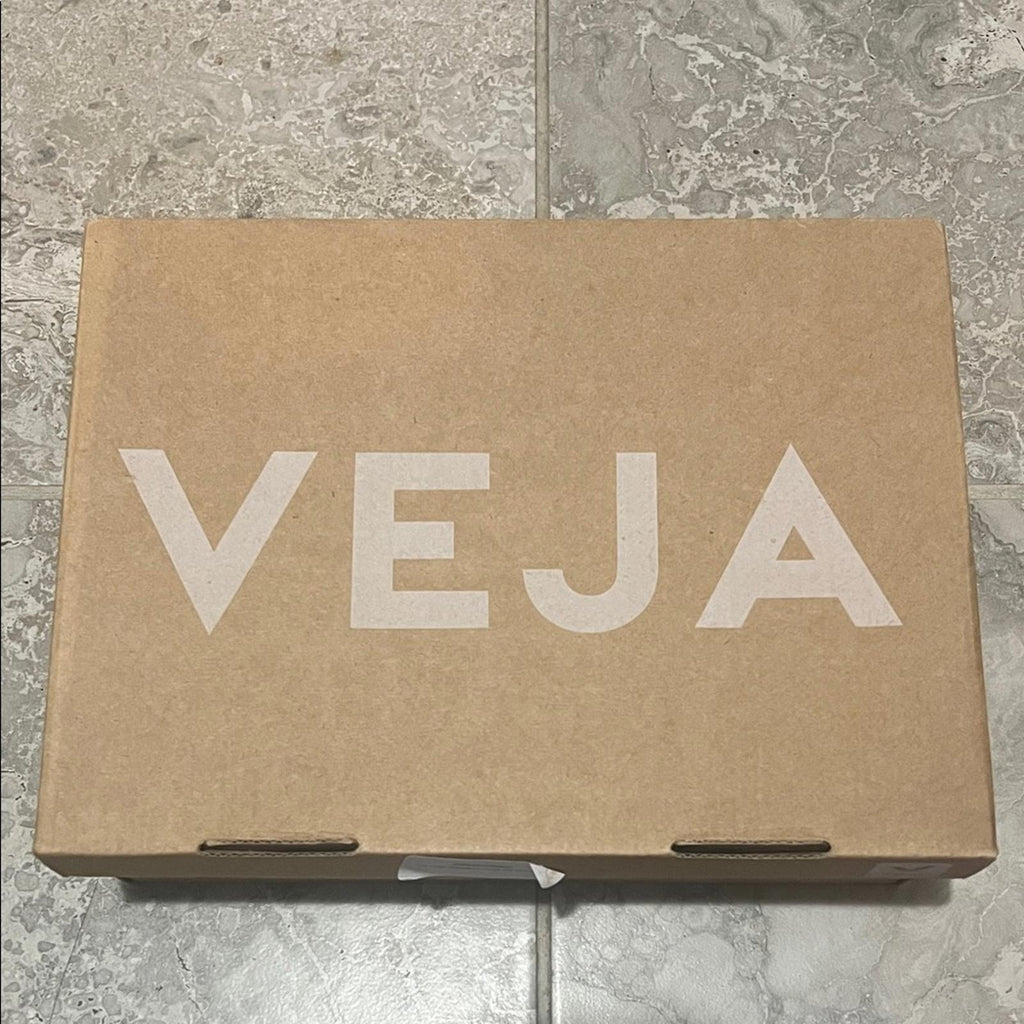Veja V-15 Chromefree Leather Hi-Top Sneakers in Cashew Pierre, Size 36, NEW